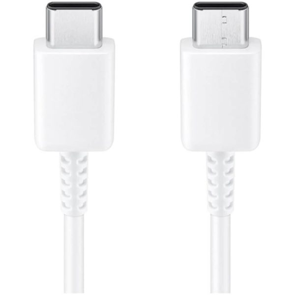 Cablu de date Samsung EP-DA705BWEGWW, USB Type C to USB Type C, 1 m, Alb - Cod produs: 159543
