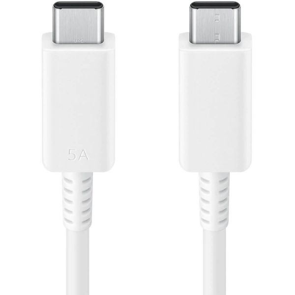 Cablu de date Samsung EP-DX510JWEGEU, USB-C to USB-C, 1.8 m, Alb - Cod produs: 159542