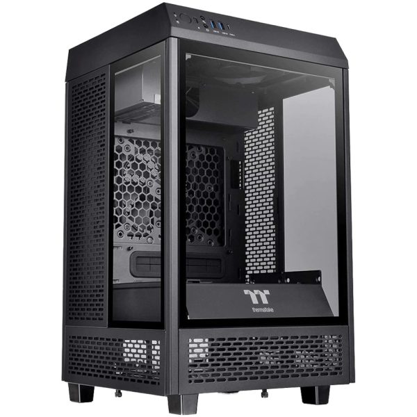 Carcasa Thermaltake The Tower 100, Mini Tower, fara sursa, Mini-ITX, Negru - Cod produs: 148761