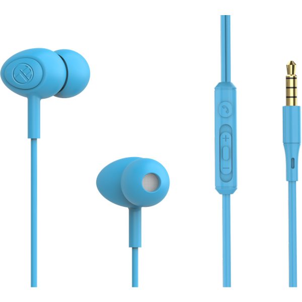 Casti cu fir In-Ear Tellur Basic Gamma, Microfon, Albastru - Cod produs: 152850