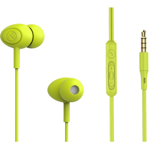 Casti cu fir In-Ear Tellur Basic Gamma, Microfon, Verde - Cod produs: 152851