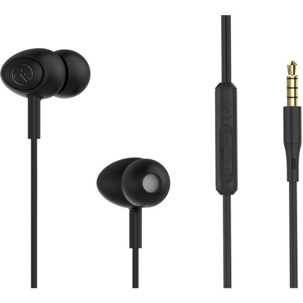 Casti cu fir In-Ear Tellur Basic Gamma, Microfon, Negru - Cod produs: 152852