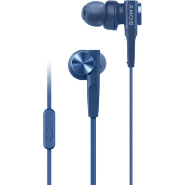 Casti In-Ear Sony MDRXB55APL.CE7, Microfon, Albastru - Cod produs: 149007