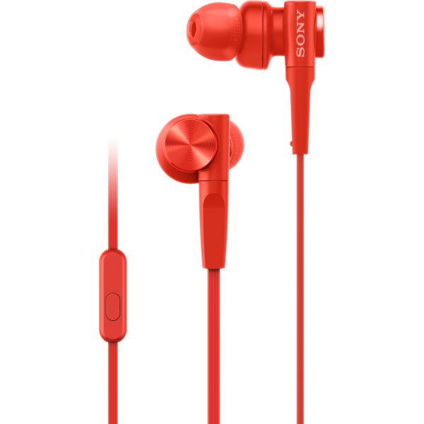 Casti In-Ear Sony MDRXB55APR.CE7, Microfon, Rosu - Cod produs: 149008