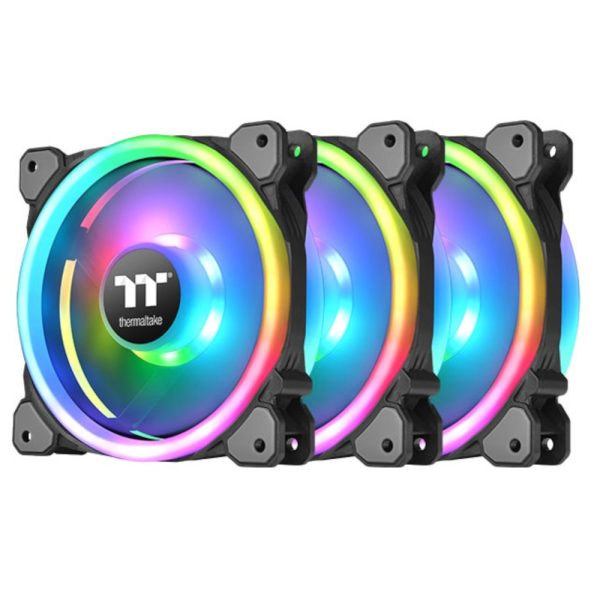 Ventilator Thermaltake Riing Trio 12, 120mm, 500 - 1500 rpm, Iluminare RGB, 3 pack - Cod produs: 148620