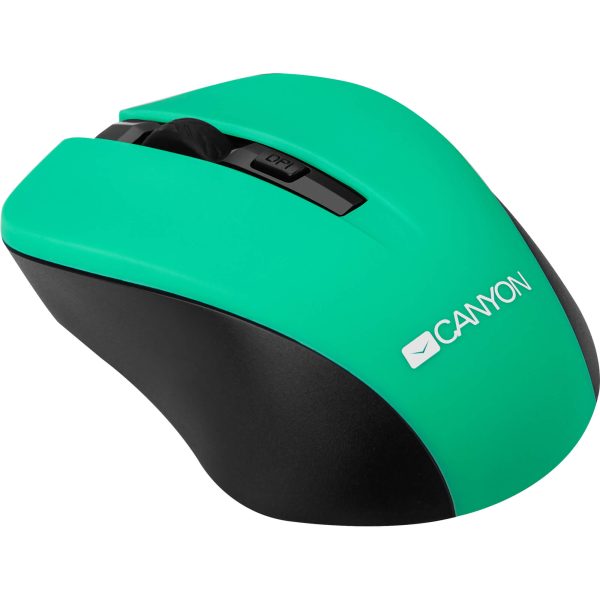Mouse Canyon CNE-CMSW1GR, Wireless, Verde - Cod produs: 113377