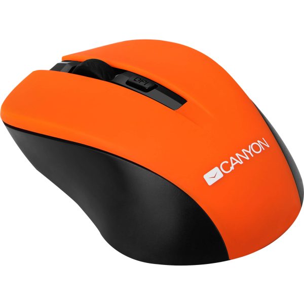 Mouse Canyon CNE-CMSW1O, Wireless, Portocaliu - Cod produs: 113378