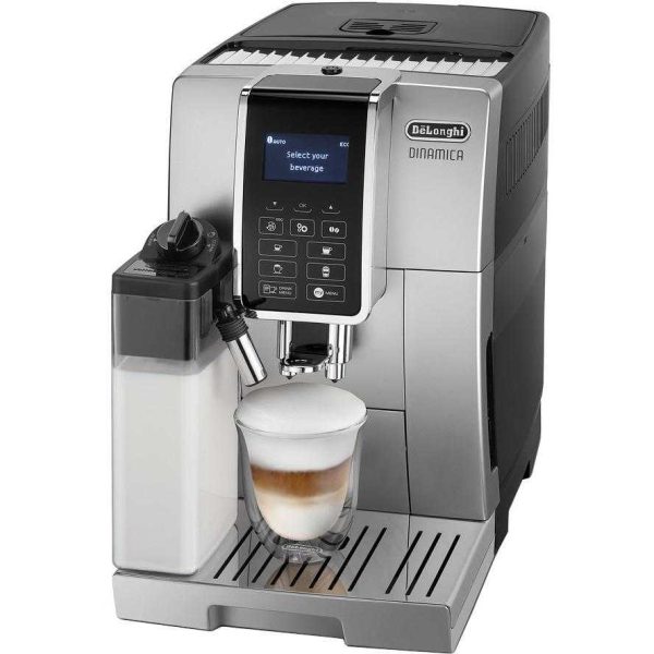 Espressor automat DeLonghi Dinamica ECAM 350.55.SB, 1450 W, 15 bar, Argintiu/Negru - Cod produs: 139498