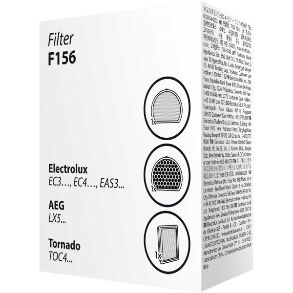 Set filtre Electrolux F156 pentru aspiratoare Ease C4 - Cod produs: 142516