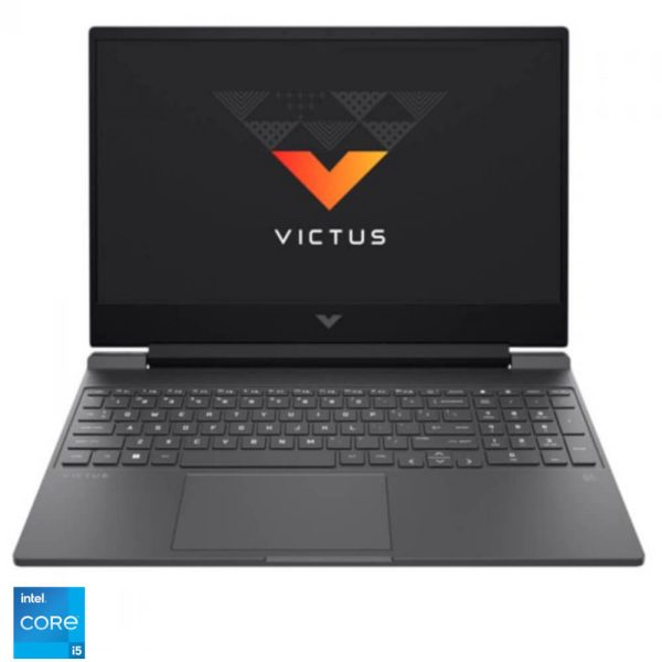 Laptop Gaming HP Victus 15-fa0016nq, 15.6?, Full HD, Intel Core i5-12500H, 16GB RAM, 512GB SSD, NVIDIA GeForce RTX 3050, No OS, Mica Silver - Cod produs: 153376