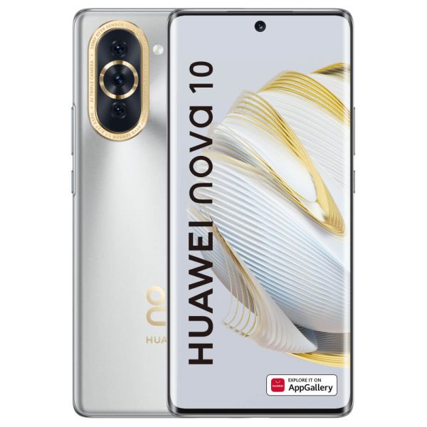 Telefon mobil Huawei nova 10, 128 GB, 8 GB RAM, Starry Silver - Cod produs: 154186