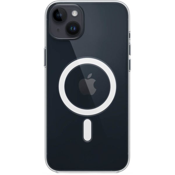 Husa de protectie Apple Clear Case with MagSafe pentru iPhone 14 Plus, Transparent - Cod produs: 154077