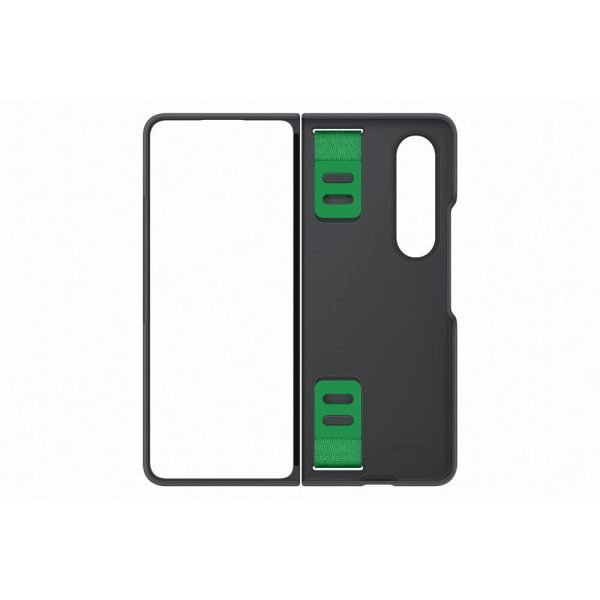 Husa de protectie Silicone Grip Cover pentru Samsung Galaxy Z Fold4, Negru - Cod produs: 153345