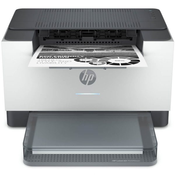 Imprimanta laser monocrom HP LaserJet M209dwe, A4, Wireless, Duplex, HP+, Instant Ink - Cod produs: 154474