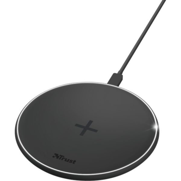Incarcator Wireless Trust QYLO, Fast Charging, Negru - Cod produs: 149195