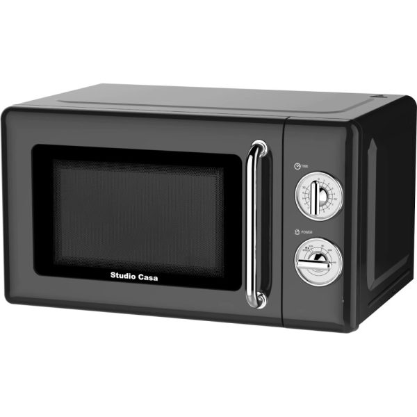 Cuptor cu microunde Studio Casa Mamma Mia SC2129, 700 W, Control mecanic, 20 l, Defrost, Negru - Cod produs: 155461