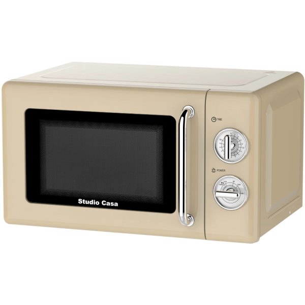 Cuptor cu microunde Studio Casa Mamma Mia SC2130, 700 W, Control mecanic, 20 l, Defrost, Crem - Cod produs: 155460