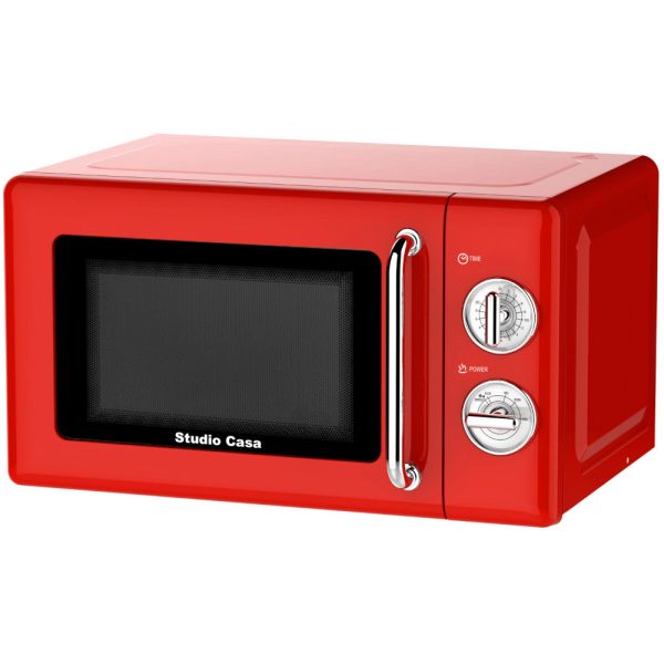 Cuptor cu microunde Studio Casa Mamma Mia SC2131, 700 W, Control mecanic, 20 l, Defrost, Rosu - Cod produs: 155407