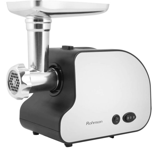 Masina de tocat 3 in 1 Rohnson R5418, 2000 W, Feliator de legume, Accesorii de rosii, Carnati, Kibbe, Negru/Gri - Cod produs: 155194