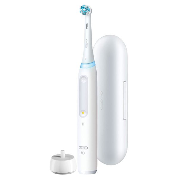 Periuta de dinti electrica Oral-B iO4 White, 4 programe, 1 capat, Alb - Cod produs: 153159