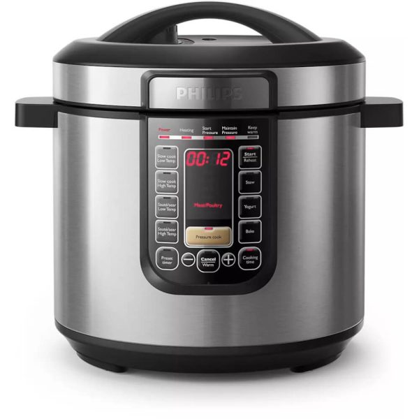 Multicooker Philips Viva Collection HD2237/40, 1300 W, 6 l, Argintiu - Cod produs: 153359