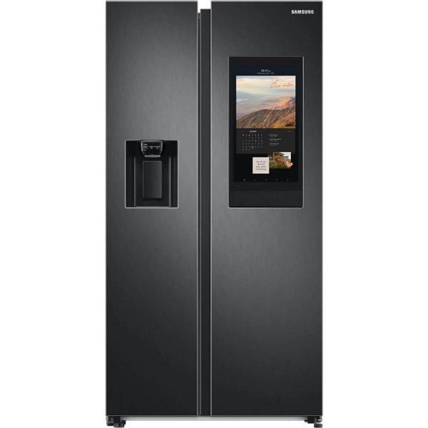 Side by Side Samsung RS6HA8891B1/EF, 614 l, No Frost, Family Hub, Twin Cooling Plus, SmartThings, WiFi, Compresor Digital Inverter, Clasa E, H 178 cm, Dark Inox - Cod produs: 159533