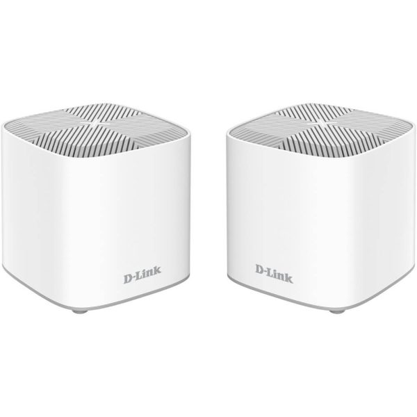 Sistem Wi-Fi Mesh D-Link COVR-X1862, AX1800, Dual-Band, 2-Pack, Alb - Cod produs: 154203