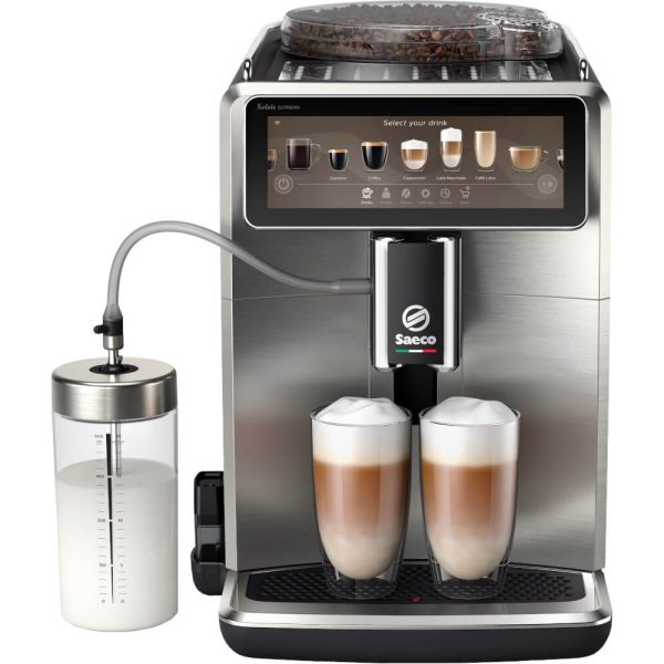 Espressor automat Saeco Xelsis Suprema SM8885/00, 1500 W, 1.7 L, 15 bar, Argintiu - Cod produs: 159574