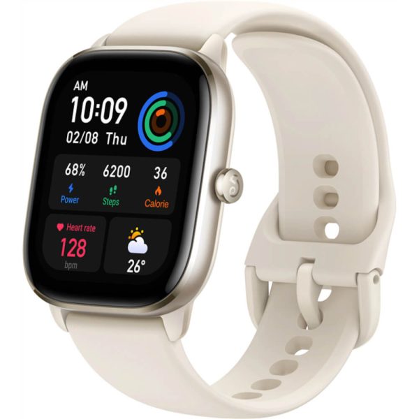 Smartwatch Amazfit Watch GTS 4 Mini, Moonlight White - Cod produs: 159604