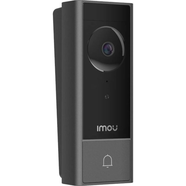 Sonerie Video Smart Imou DB60+, Extender WiFi 2.4GHZ, 5 MP, Night Vision, Microfon, Negru - Cod produs: 155615