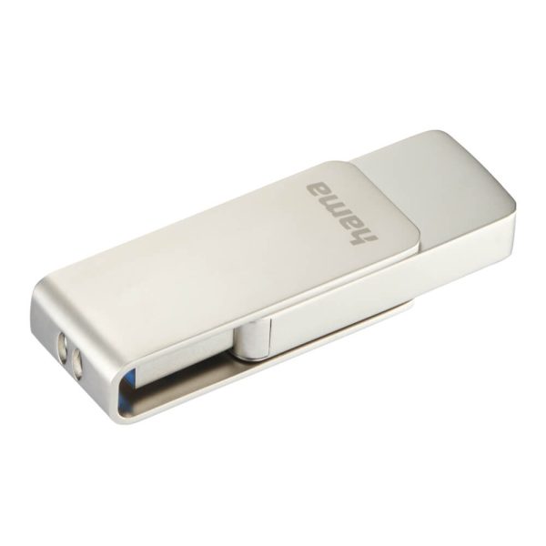 Memorie USB Hama Rotate Pro, 128GB, USB 3.0, Argintiu - Cod produs: 155139