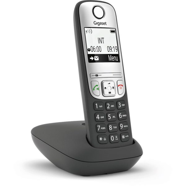 Telefon fara fir DECT GIGASET A690, Caller ID, Agenda 100 contacte, Iluminare display, Negru - Cod produs: 148969