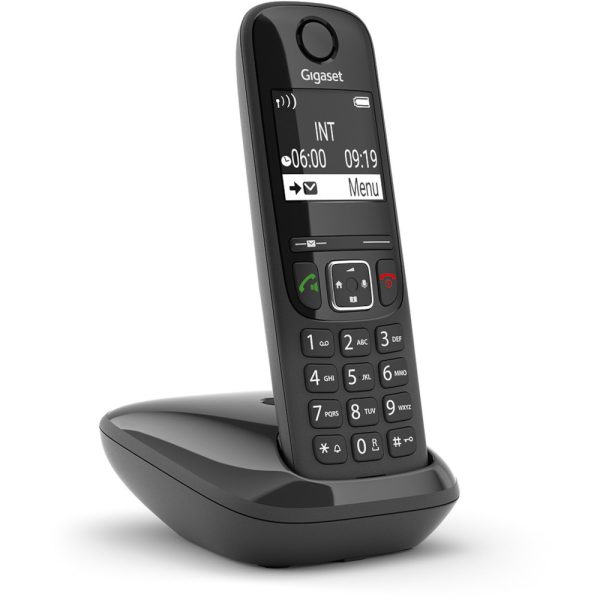 Telefon fara fir DECT S30852-H2816-R601, Caller ID, Agenda 100 contacte, Tastatura Iluminata, Negru - Cod produs: 148979