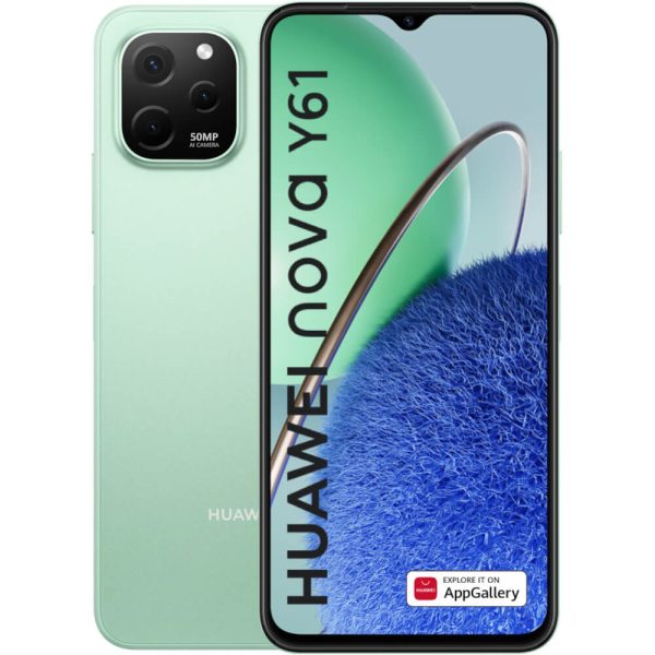 Telefon mobil Huawei nova Y61, 64 GB, 4 GB RAM, Mint Green - Cod produs: 158605