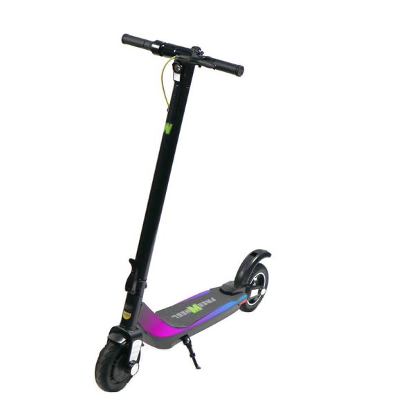 Trotineta electrica FreeWheel Rider T4 Light-Up, 250 W, Autonomie 25 Km, 25 Km/h, Negru - Cod produs: 153224