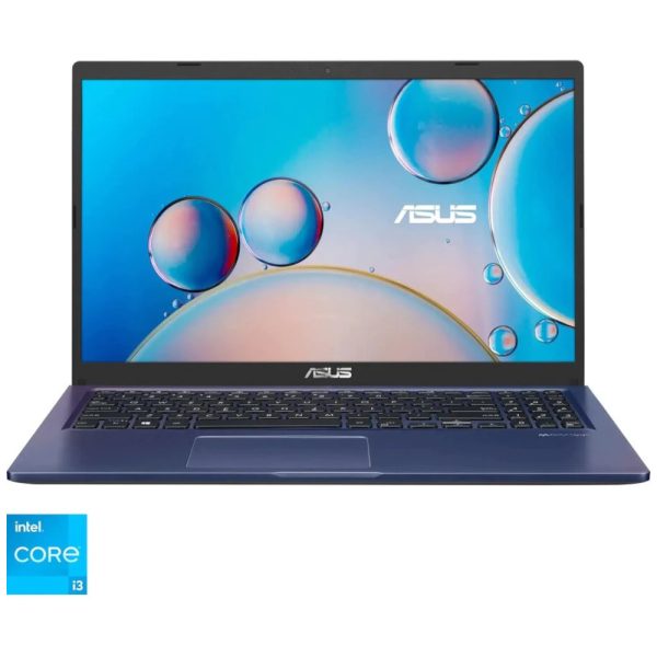 Laptop Asus X515EA, Intel Core i3-1115G4, 15.6inch, HD, 8GB, 256GB SSD, Intel UHD Graphics, Free Dos, Albastru - Cod produs: 150191