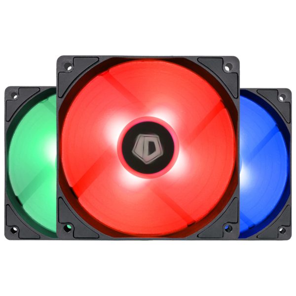 Ventilator ID-Cooling XF-12025, 700 - 1800 RPM, 120mm, Iluminare RGB, 3 Pack - Cod produs: 150234